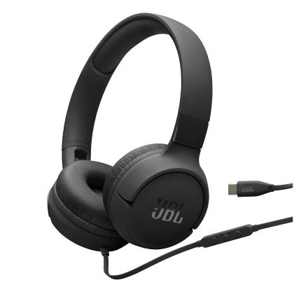 JBL Tune 530C USB-C On-ear hoofdtelefoon Zwart